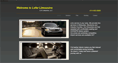 Desktop Screenshot of leferlimo.com